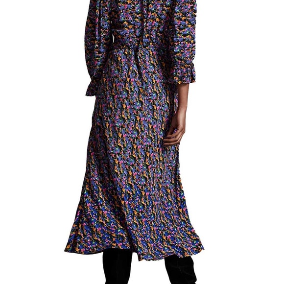 Marks and Spencer X GHOST Floral Midi Dress UK 20 - Picture 8 of 11